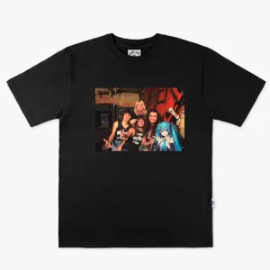 Animecore Thrash Metal Band and Anime Girl T-Shirt