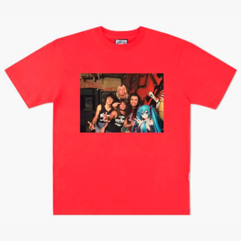 Animecore Thrash Metal Band and Anime Girl T-Shirt