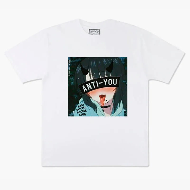 Anti-You Anime Girl T-Shirt Animecore