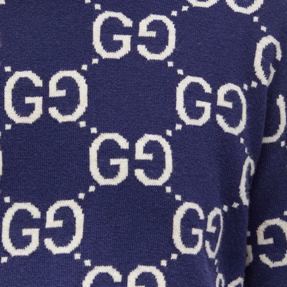 Gucci GG All Over Crew Neck Sweater