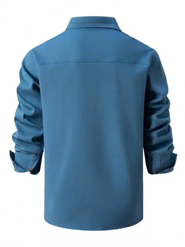 Men’s Casual Fashion Business Long Sleeve Shirt