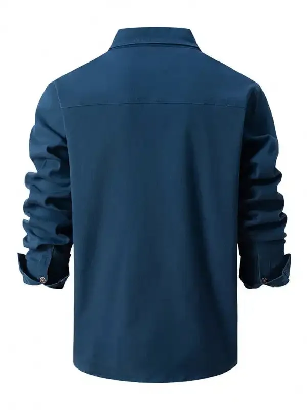Men’s Casual Fashion Business Long Sleeve Shirt