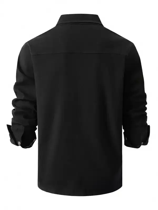 Men’s Casual Fashion Business Long Sleeve Shirt