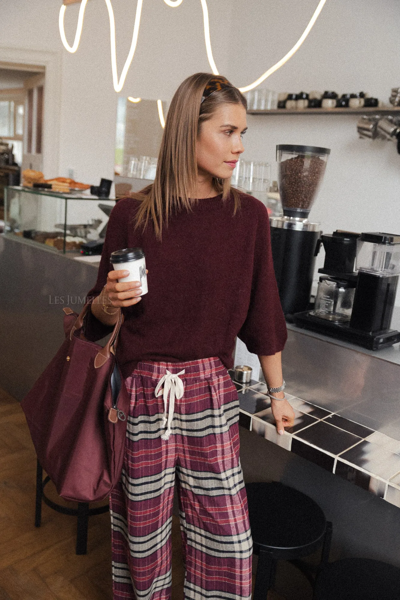 Monica jumper burgundy