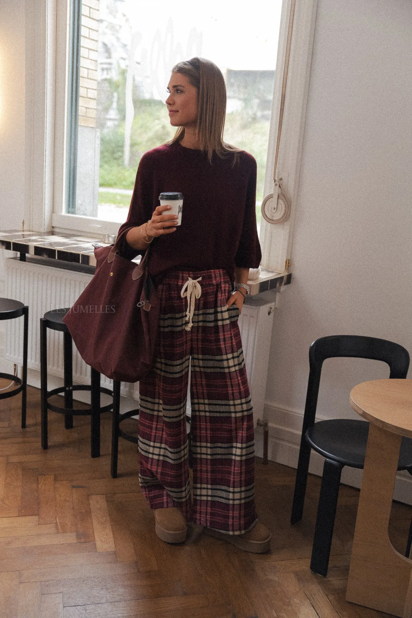 Monica jumper burgundy