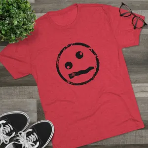 Needs Therapy -  Crazy Face - Unisex Tri-Blend Crew Tee