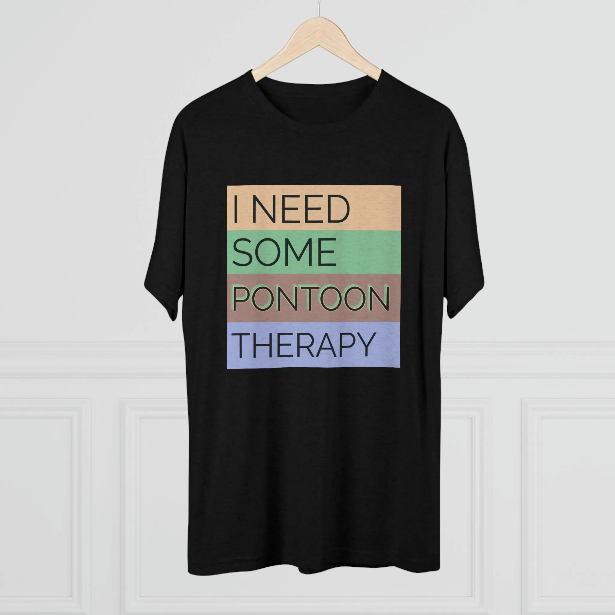Pontoon Therapy -  Unisex Tri-Blend Crew Tee