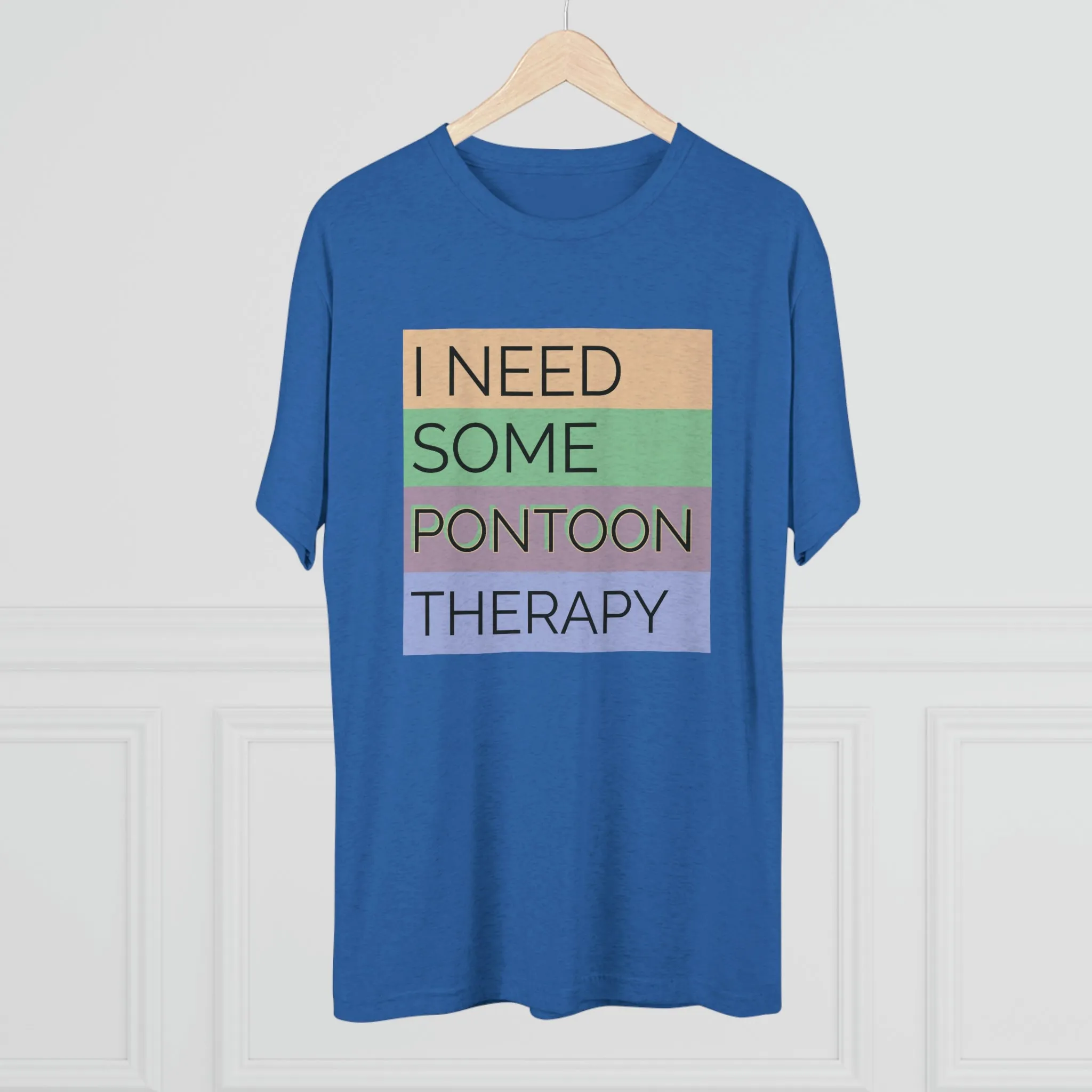 Pontoon Therapy -  Unisex Tri-Blend Crew Tee