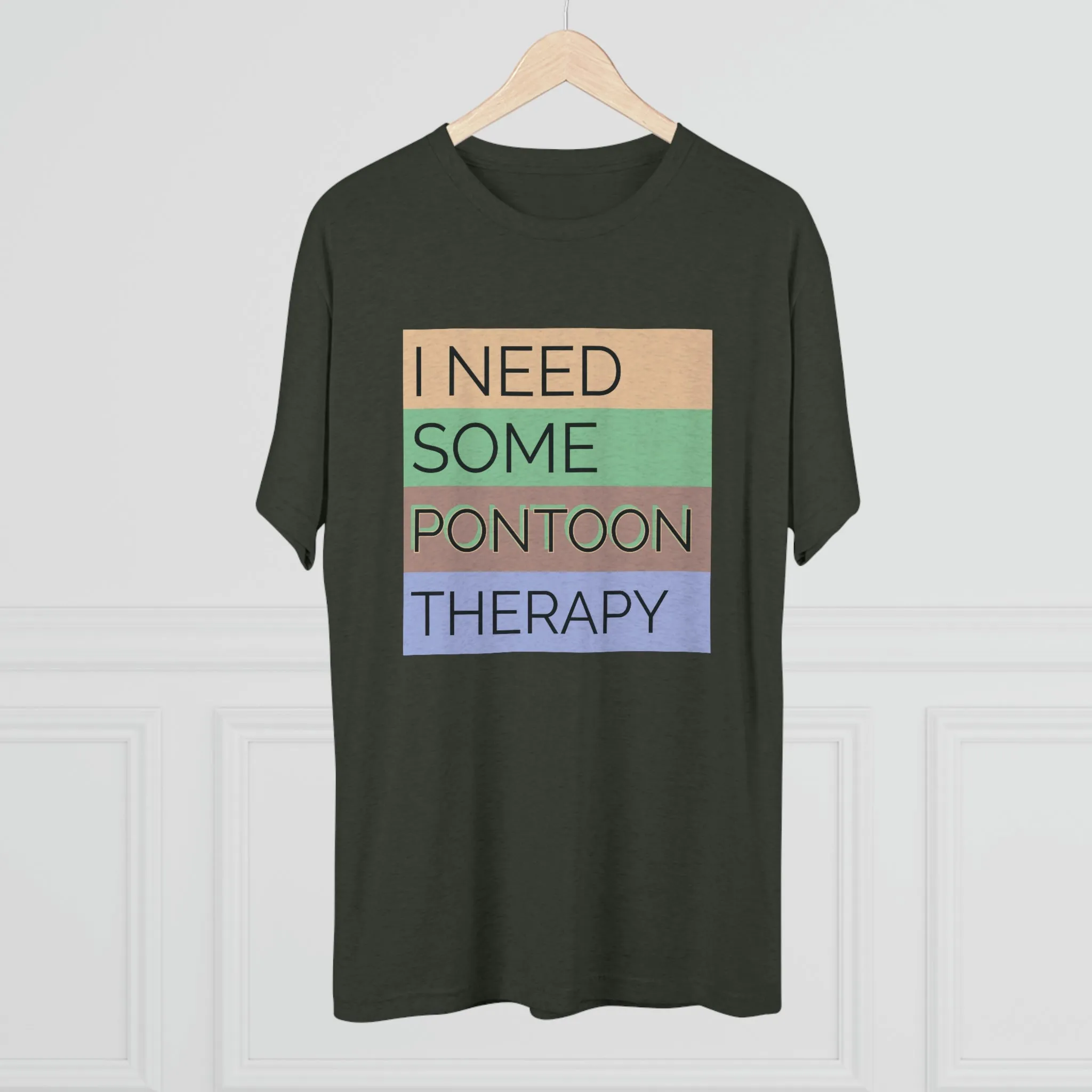 Pontoon Therapy -  Unisex Tri-Blend Crew Tee