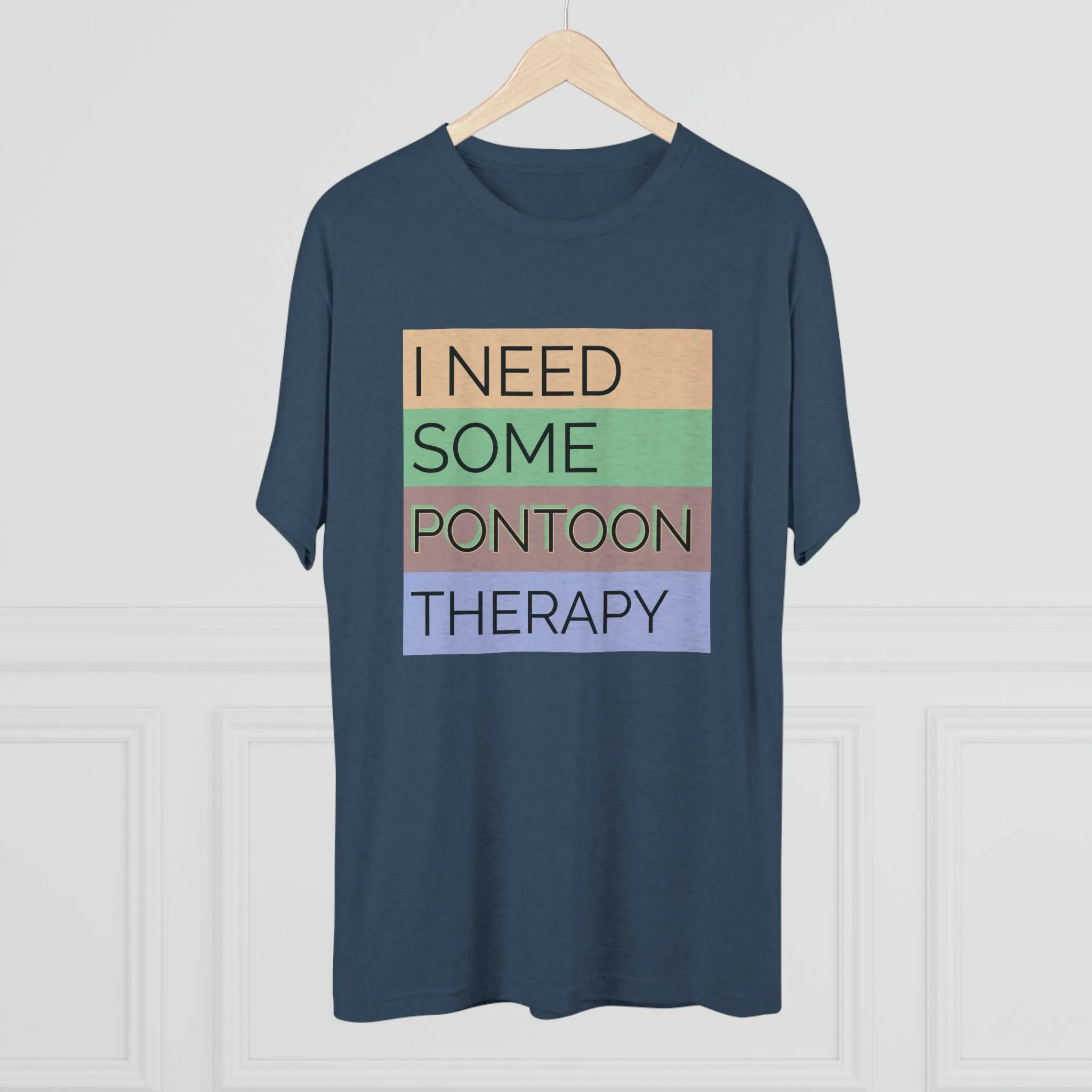Pontoon Therapy -  Unisex Tri-Blend Crew Tee