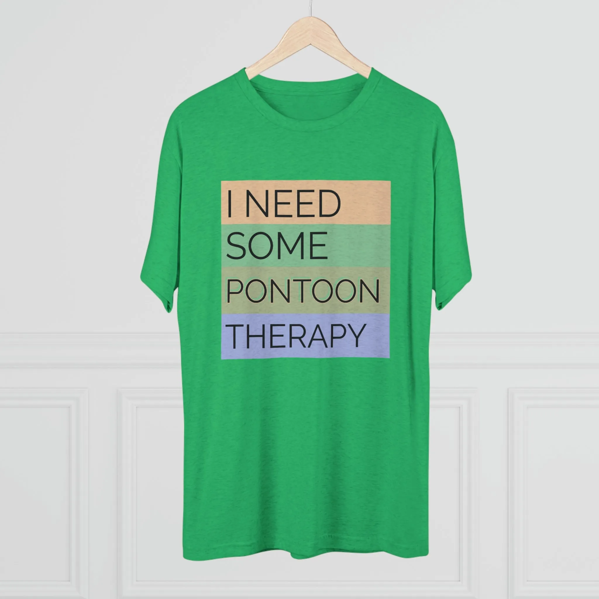 Pontoon Therapy -  Unisex Tri-Blend Crew Tee