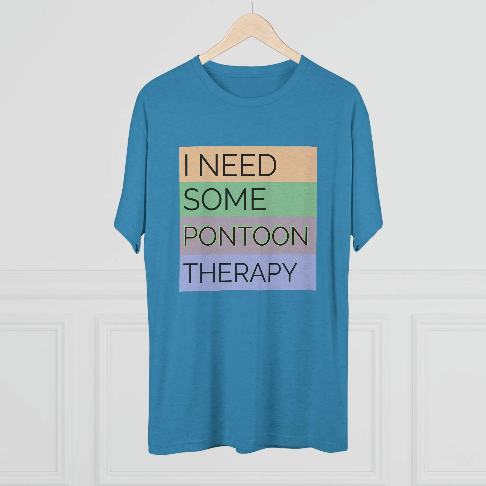 Pontoon Therapy -  Unisex Tri-Blend Crew Tee