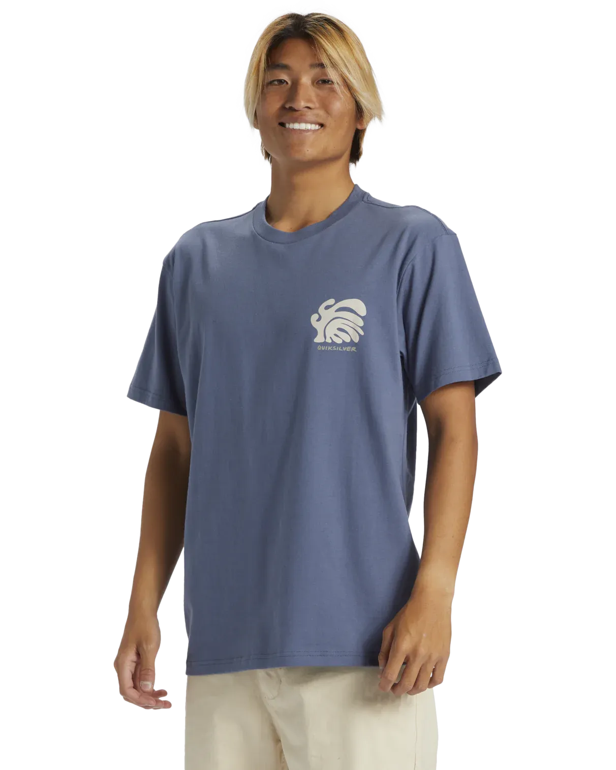 Quiksilver Creations Short Sleeve T-Shirt - VINTAGE INDIGO