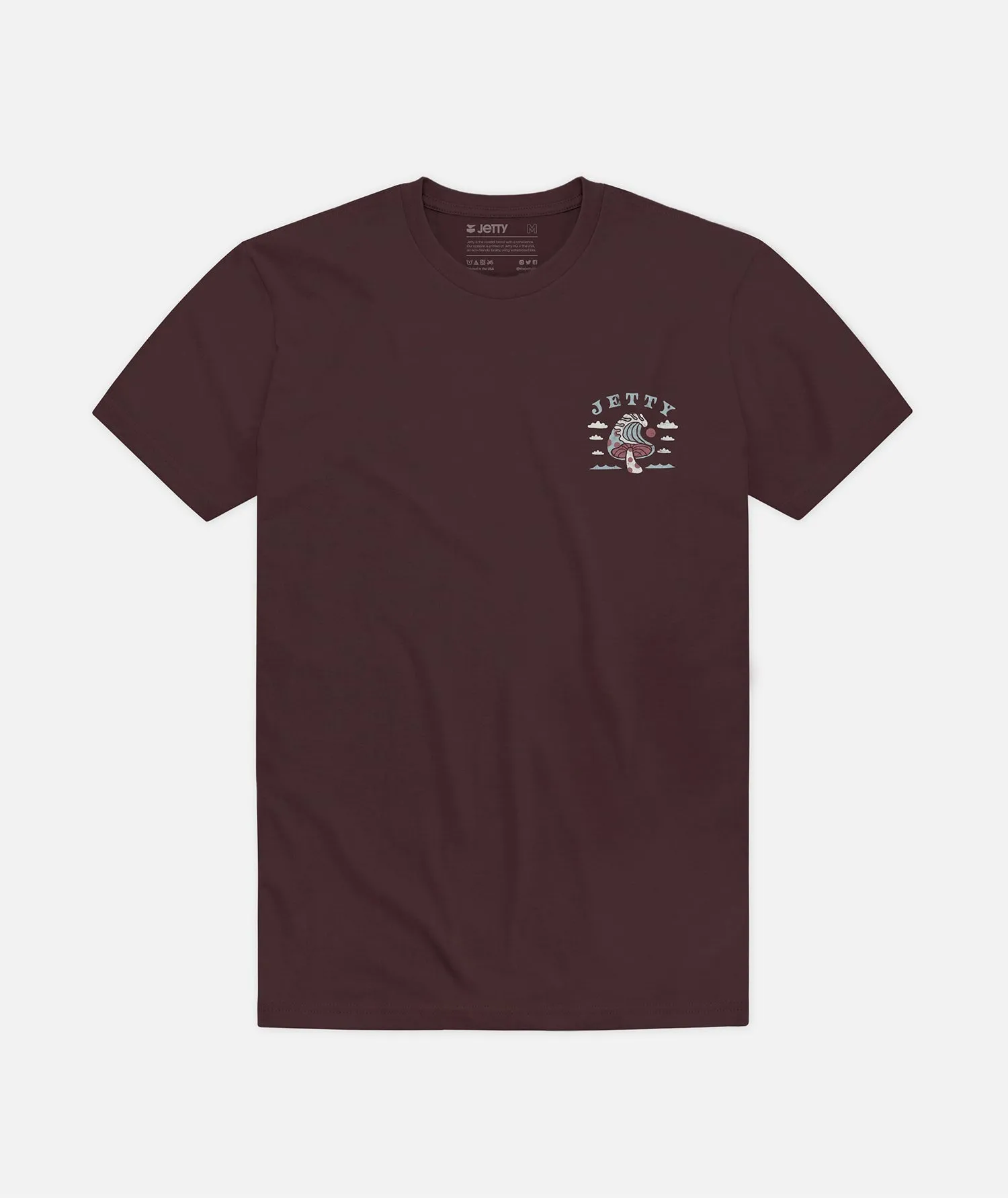 Surf Trip Tee - Oxblood