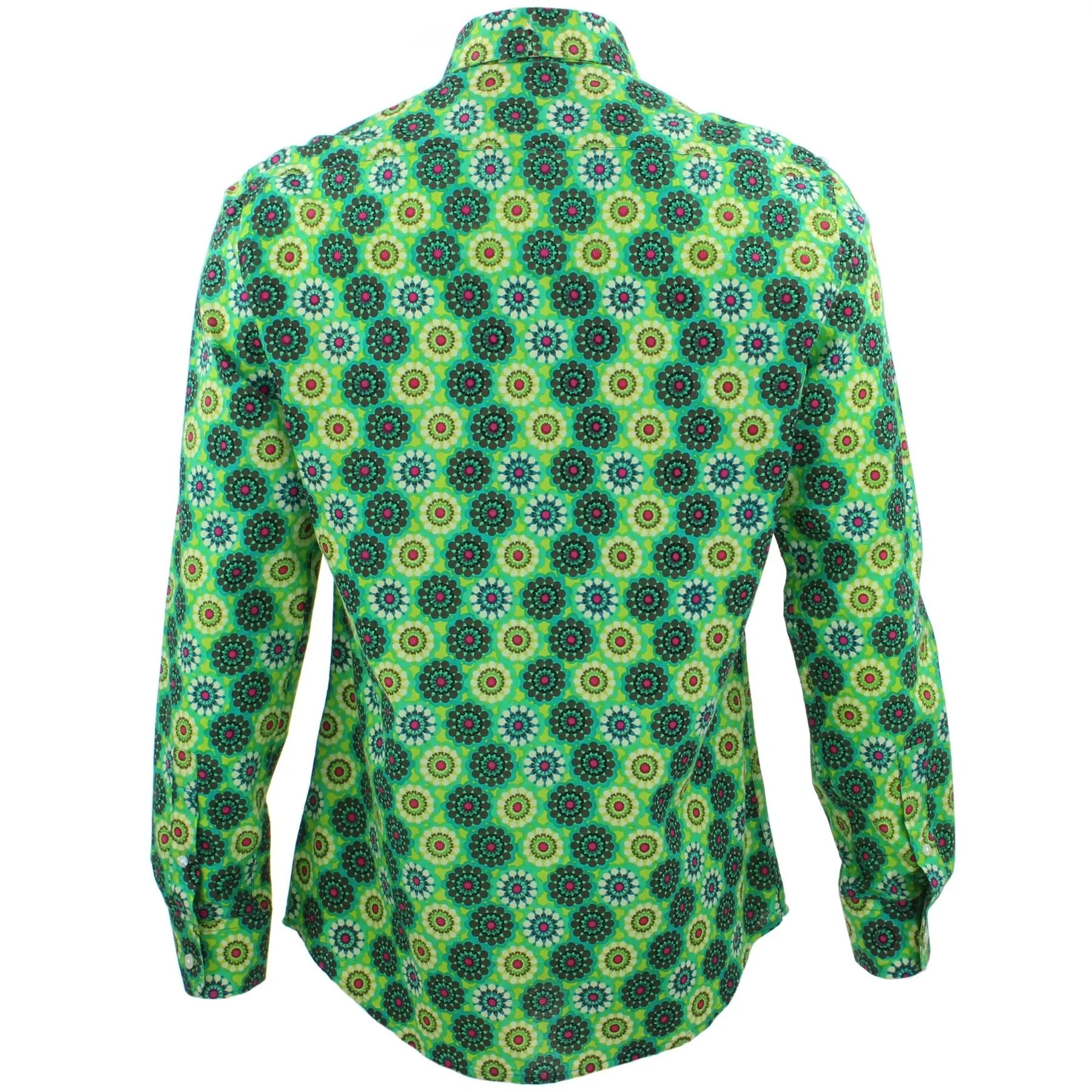 Tailored Fit Long Sleeve Shirt - Kaleidoscope