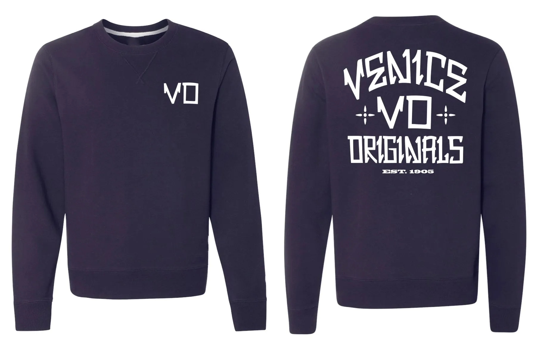 The VO Navy Crewneck Sweatshirt