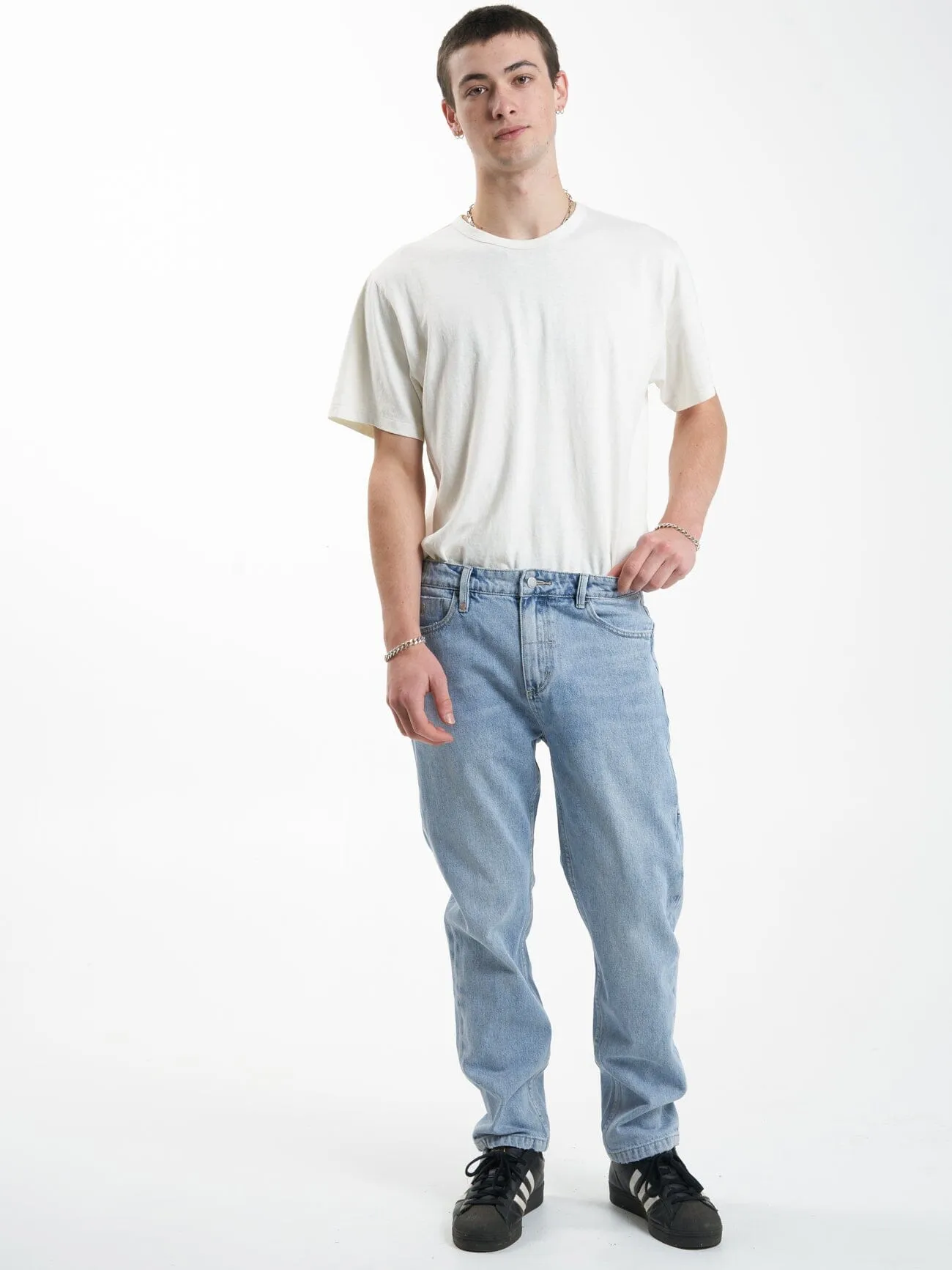 Unchopped Denim Jean - Endless Blue