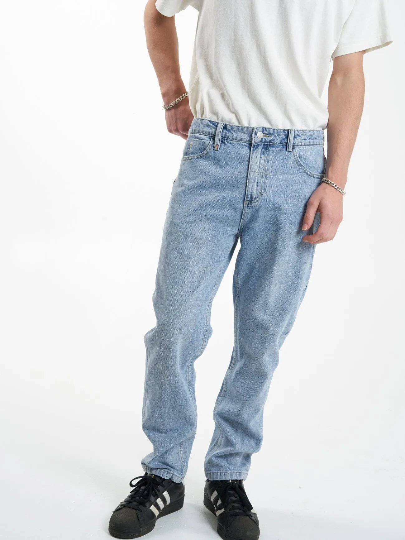 Unchopped Denim Jean - Endless Blue
