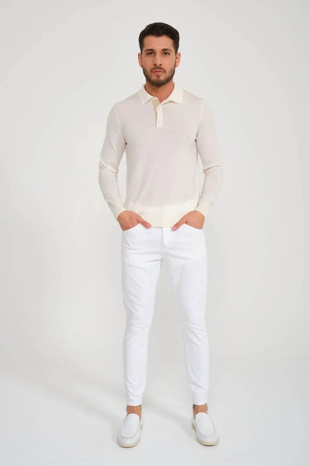 Wool Polo Shirt